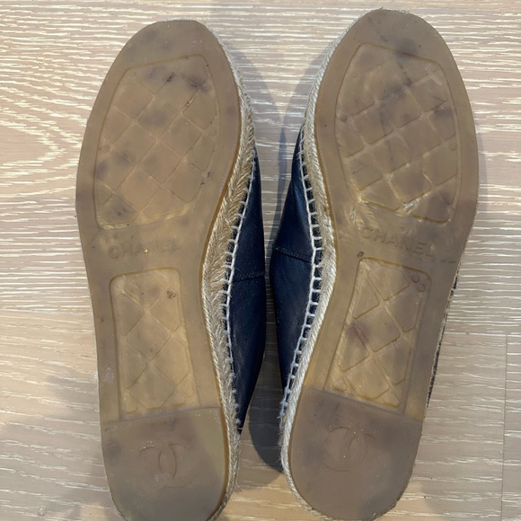 Chanel CC Leather Espadrilles - Picture 4 of 6